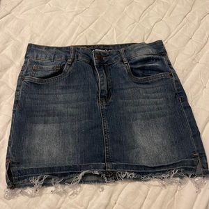 Mini Jean Skirt